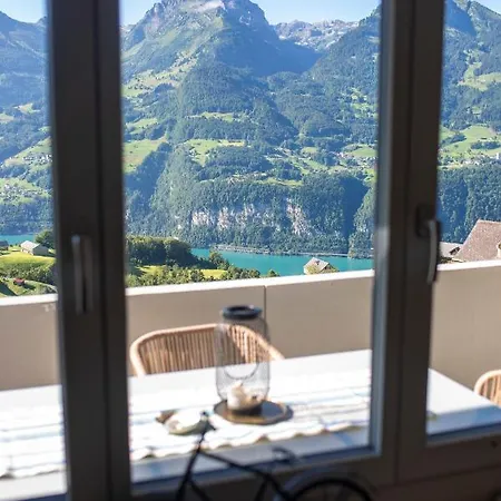 Traumhafte Sonnenresidenz Mit Berg- Und Seeblick Amden Exteriér fotografie